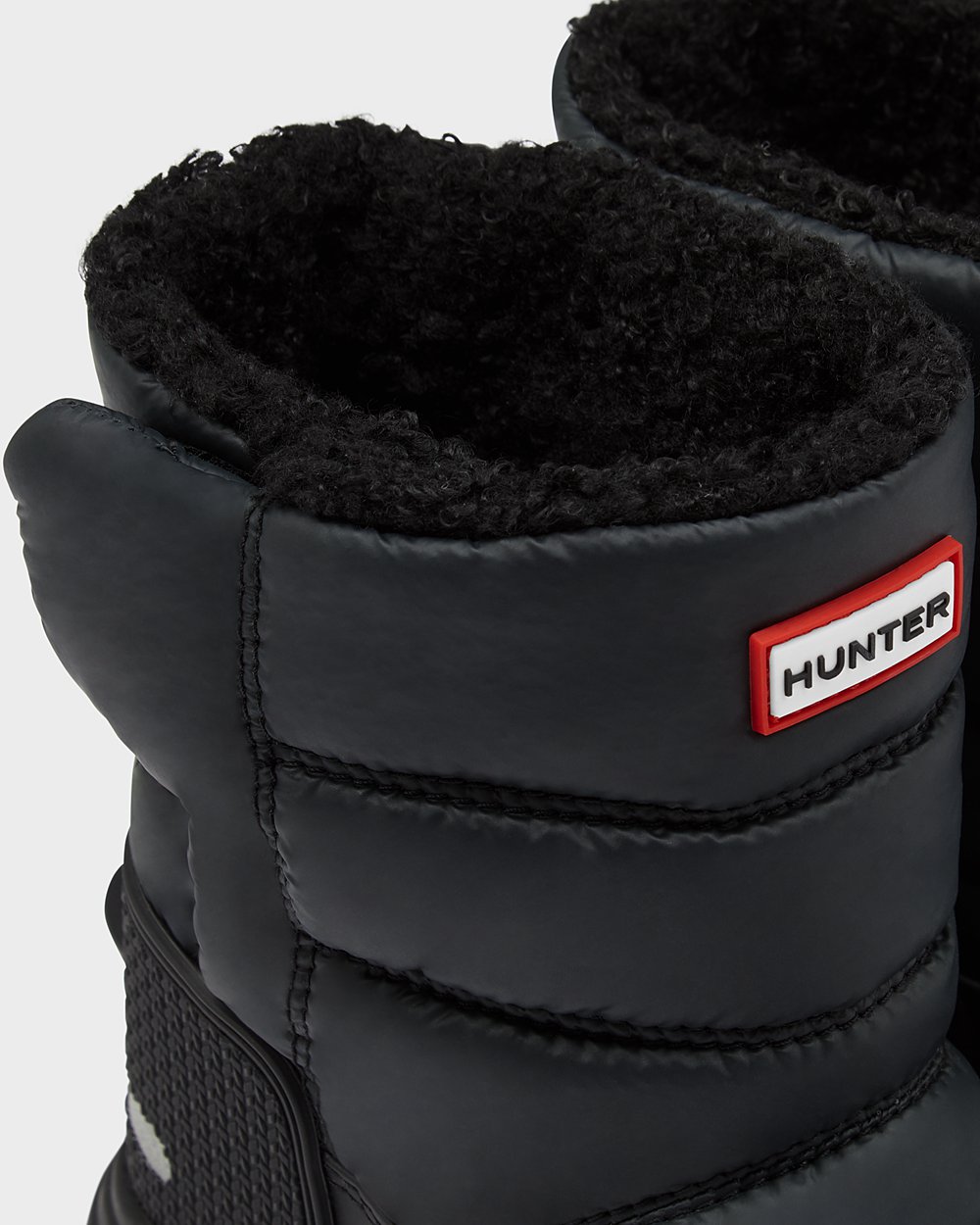 Snow Boots Barn - Hunter Original Stora Insulated - Svarta - 280196-EYZ